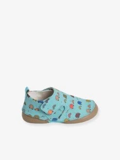 Chaussons Bébé Garçon En Toile Imprimée Bleu Imprimé Caravane - Vertbaudet 10 Chaussons Bébé Garçon En Toile Imprimée Bleu Imprimé Caravane - Vertbaudet -Pampero Boutique chaussons bebe garcon en toile imprimee 2