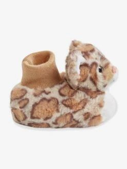 Chaussons Bébé Garçon Esprit Peluche Beige Imprimé Léopard - Vertbaudet 13 Chaussons Bébé Garçon Esprit Peluche Beige Imprimé Léopard - Vertbaudet -Pampero Boutique chaussons bebe garcon esprit peluche 5