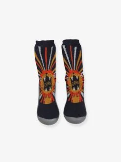 Chaussons-chaussettes Garçon Antidérapants Marine - Vertbaudet -Pampero Boutique chaussons chaussettes garcon antiderapants 2