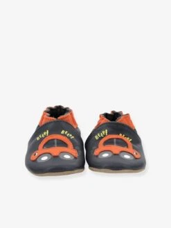 Chaussons Cuir Souple Bébé Beep Beep ROBEEZ© Marine - Robeez -Pampero Boutique chaussons cuir souple bebe beep beep robeez 2