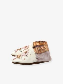 Chaussons Cuir Souple Bébé Dancing Mouse ROBEEZ© Multicolore - Robeez -Pampero Boutique chaussons cuir souple bebe dancing mouse robeez 2