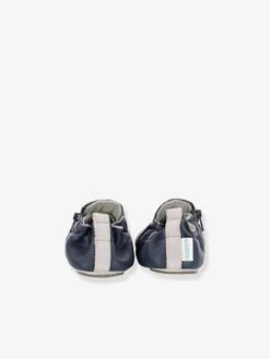 Chaussons Cuir Souple Bébé Seashell Party ROBEEZ© Marine - Robeez -Pampero Boutique chaussons cuir souple bebe seashell party robeez 3