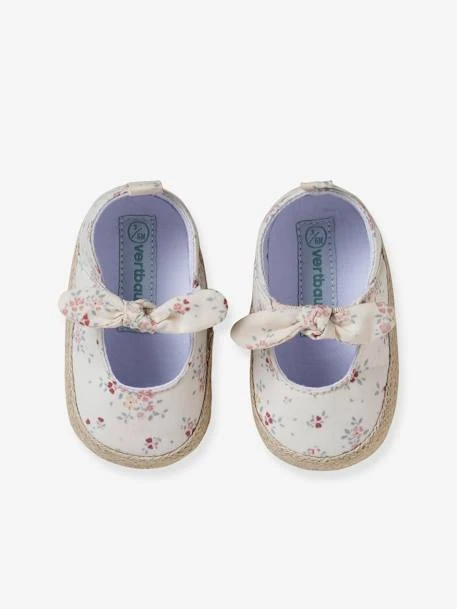 Chaussons De Parc Ballerines Bébé Beige Imprimé - Vertbaudet 4 Chaussons De Parc Ballerines Bébé Beige Imprimé - Vertbaudet – Image 2