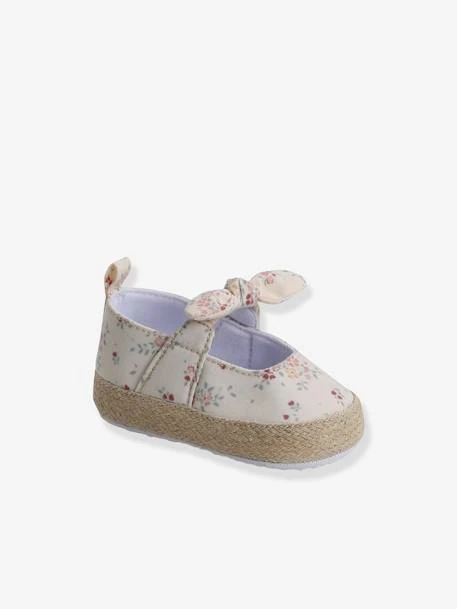 Chaussons De Parc Ballerines Bébé Beige Imprimé - Vertbaudet 3 Chaussons De Parc Ballerines Bébé Beige Imprimé - Vertbaudet