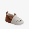 Chaussons De Parc Bébé En Toile Cappuccino - Vertbaudet -Pampero Boutique chaussons de parc bebe en toile
