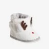 Chaussons De Parc Bottillons Fourrés Bébé écru - Vertbaudet -Pampero Boutique chaussons de parc bottillons fourres bebe 5