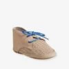 Chaussons De Parc Cuir Souple Bébé Garçon Taupe - Vertbaudet
