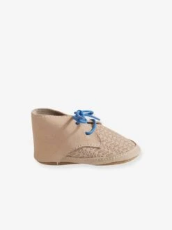 Chaussons De Parc Cuir Souple Bébé Garçon Taupe - Vertbaudet -Pampero Boutique chaussons de parc cuir souple bebe garcon 2