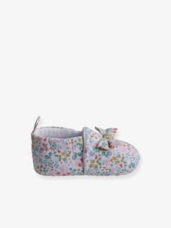 Chaussons De Parc élastiqués Bébé Blanc Imprimé - Vertbaudet -Pampero Boutique chaussons de parc elastiques bebe 2