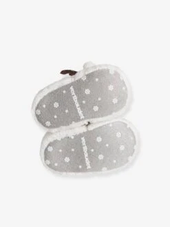Chaussons De Parc Fourrés Bébé écru - Vertbaudet -Pampero Boutique chaussons de parc fourres bebe 4