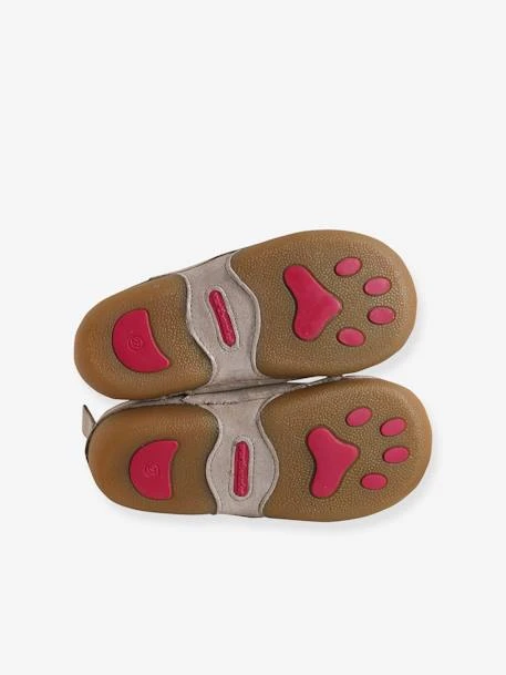 Chaussons élastiqués Enfant En Cuir Beige Irisé - Vertbaudet 7 Chaussons élastiqués Enfant En Cuir Beige Irisé - Vertbaudet – Image 5