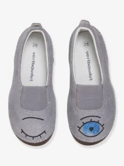 Chaussons élastiqués Fille En Cuir Gris Clair - Vertbaudet 10 Chaussons élastiqués Fille En Cuir Gris Clair - Vertbaudet -Pampero Boutique chaussons elastiques fille en cuir 3