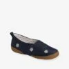 Chaussons élastiqués Fille En Cuir Souple Marine - Vertbaudet -Pampero Boutique chaussons elastiques fille en cuir souple 5