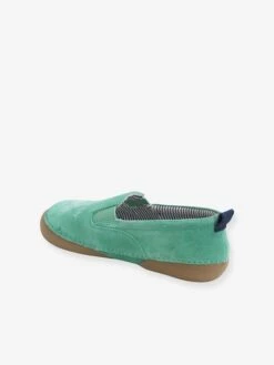Chaussons élastiqués Garçon En Cuir Vert - Vertbaudet -Pampero Boutique chaussons elastiques garcon en cuir 8