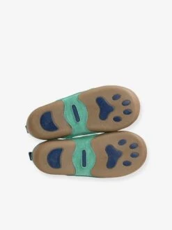 Chaussons élastiqués Garçon En Cuir Vert - Vertbaudet -Pampero Boutique chaussons elastiques garcon en cuir 9