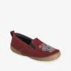 Chaussons élastiqués Garçon En Toile Bordeaux - Vertbaudet