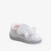 Chaussons Esprit Peluche Bébé Fille Gris - Vertbaudet