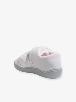 Chaussons Esprit Peluche Bébé Fille Gris - Vertbaudet -Pampero Boutique chaussons esprit peluche bebe fille 3