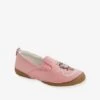 Chaussons Fourrés Fille En Cuir Rose - Vertbaudet -Pampero Boutique chaussons fourres fille en cuir
