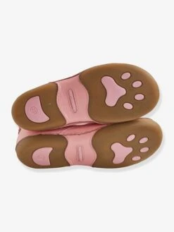 Chaussons Fourrés Fille En Cuir Rose - Vertbaudet -Pampero Boutique chaussons fourres fille en cuir 2