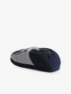 Chaussons Intérieur Velours Enfant Monstre Gris Chiné - Vertbaudet -Pampero Boutique chaussons interieur velours enfant monstre 3