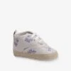 Chaussons Lacés Souples Bébé Fille Lilas - Vertbaudet -Pampero Boutique chaussons laces souples bebe fille