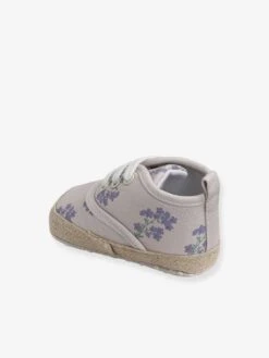 Chaussons Lacés Souples Bébé Fille Lilas - Vertbaudet -Pampero Boutique chaussons laces souples bebe fille 3