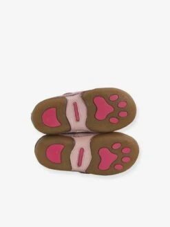 Chaussons Scratché Bébé En Cuir Souple Rose - Vertbaudet -Pampero Boutique chaussons scratche bebe en cuir souple 4