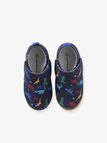 Chaussons Scratchés Bébé En Toile Marine - Vertbaudet 4 Chaussons Scratchés Bébé En Toile Marine - Vertbaudet – Image 2
