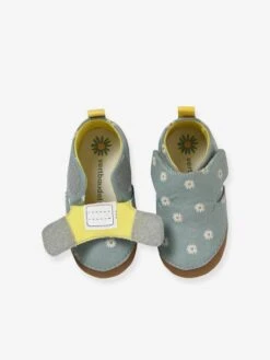 Chaussons Scratchés Bébé En Toile Vert Sauge - Vertbaudet -Pampero Boutique chaussons scratches bebe en toile 11