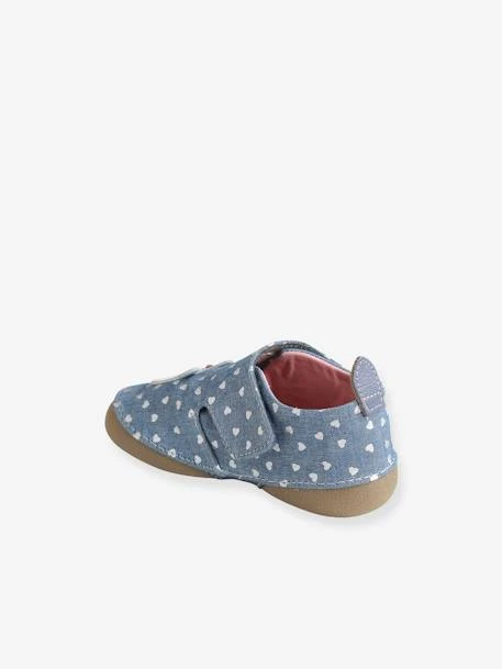Chaussons Scratchés Bébé Fille En Chambray Bleu Denim - Vertbaudet 6 Chaussons Scratchés Bébé Fille En Chambray Bleu Denim - Vertbaudet – Image 4