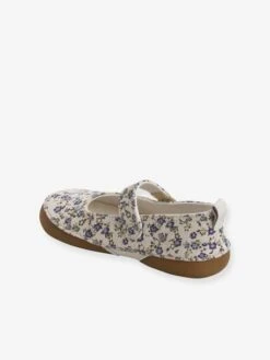 Chaussons Scratchés Enfant En Toile Bleu Imprimé - Vertbaudet -Pampero Boutique chaussons scratches enfant en toile 3