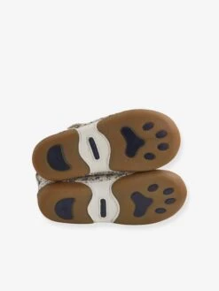 Chaussons Scratchés Enfant En Toile Bleu Imprimé - Vertbaudet -Pampero Boutique chaussons scratches enfant en toile 4