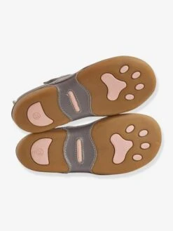 Chaussons Scratchés Fille En Toile Gris - Vertbaudet -Pampero Boutique chaussons scratches fille en toile 8