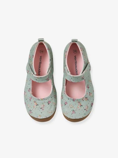 Chaussons Scratchés Fille Toile Imprimée Rose Fleuri - Vertbaudet 4 Chaussons Scratchés Fille Toile Imprimée Rose Fleuri - Vertbaudet – Image 2