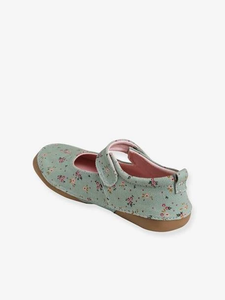 Chaussons Scratchés Fille Toile Imprimée Rose Fleuri - Vertbaudet 6 Chaussons Scratchés Fille Toile Imprimée Rose Fleuri - Vertbaudet – Image 4