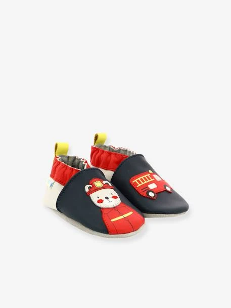 Chaussons Soft Soles Fireman Robeez© Marine - Robeez 3 Chaussons Soft Soles Fireman Robeez© Marine - Robeez