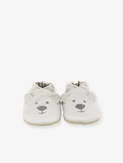 Chaussons Soft Soles Sweety Bear ROBEEZ© Gris Clair - Robeez -Pampero Boutique chaussons soft soles sweety bear robeez 5