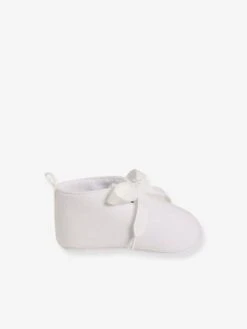 Chaussons Souples Bébé Mixte Blanc - Vertbaudet -Pampero Boutique chaussons souples bebe mixte 2