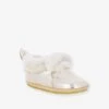 Chaussons Souples Bébé Shoo Fur SHOO POM® Platine - Shoo-Pom -Pampero Boutique chaussons souples bebe shoo fur shoo pom