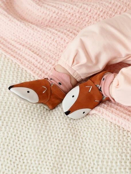 Chaussons Souples En Cuir Bébé Garçon Renard - Vertbaudet 8 Chaussons Souples En Cuir Bébé Garçon Renard - Vertbaudet – Image 6