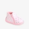 Chaussons Zippés Bébé Fille Fabriqués En France Rose Imprimé - Vertbaudet -Pampero Boutique chaussons zippes bebe fille fabriques en france
