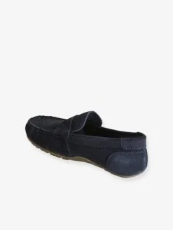 Mocassins Croûte De Cuir Enfant Marine - Vertbaudet -Pampero Boutique mocassins croute de cuir enfant 3