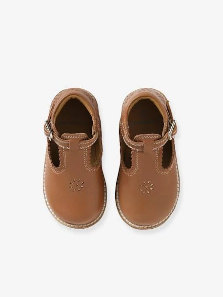 Salomés Cuir Bébé Camel - Vertbaudet 7 Salomés Cuir Bébé Camel - Vertbaudet – Image 5