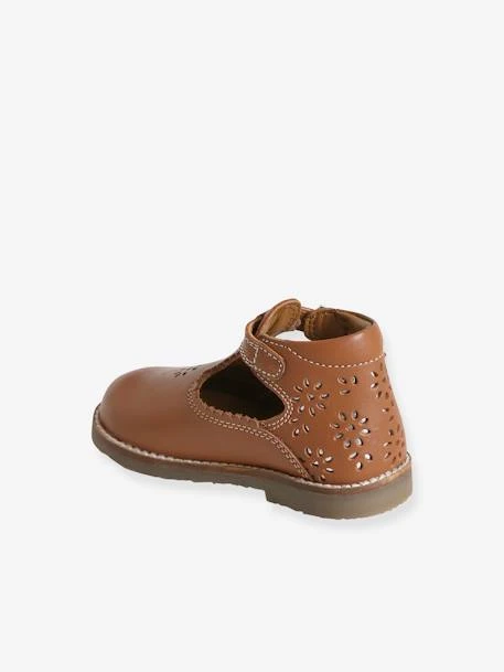Salomés Cuir Bébé Camel - Vertbaudet 6 Salomés Cuir Bébé Camel - Vertbaudet – Image 4