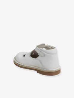 Salomés Cuir Bébé Mixte Blanc - Vertbaudet -Pampero Boutique salomes cuir bebe mixte 4