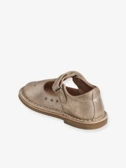 Salomés Cuir Fille Collection Maternelle Dorée - Vertbaudet -Pampero Boutique salomes cuir fille collection maternelle 2