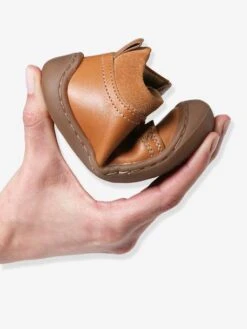 Salomés Cuir Souple Bébé Fille 4 Pattes Corail - Vertbaudet -Pampero Boutique salomes cuir souple bebe fille 4 pattes 5