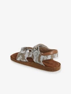 Sandales Anatomiques Cuir Garçon Gris Camou - Vertbaudet -Pampero Boutique sandales anatomiques cuir garcon 5