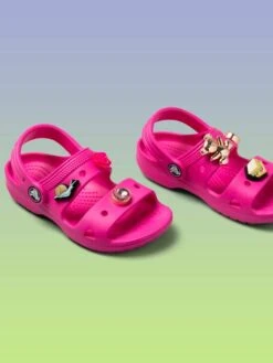 Sandales Bébé Classic Crocs T CROCS™ Rose - Crocs